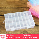 Multi Grids Plastic Detachable Storage Boxes Bins for Tools&Jewelry&Fishing Gear&Screw Desk Organizer cajas de madera