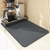 Non Slip Super Absorbent Coffee kitchen Absorbent Drainage Pad Coffee Dish Drying Pad Quick Drying Bathroom Drainage Pad Cutlery