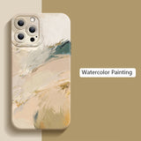 Watercolor Painting Case For Samsung Galaxy A13 A23 A33 A53 A32 A52 A72 S23 S22 Ultra S21 Plus S0 FE Note 20 Soft Silicone Cover