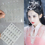 Face Tattoo Eyeshadow Stickers Nail Stickers 3D Pearl Face Jewels Diamond Decoration Self Adhesive Body Brow Makeup DIY Beauty