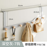 Japanese Style Door Rear Hook Clothes Coat Hat Towel Hanger Door Back Wall Mounted Hooks Kitchen Bathroom Organizer Holder Rack