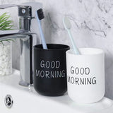 Portable Toothbrush Washing Mouth Cups Plastic Home Hotel Tooth Brush Holder Bathroom Accessories Mouthwash Storage Cups 300ml