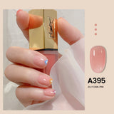 7.3ml Jelly Gel Nail Polish Transparent Nude Manicure Top Coat SemiPermanent Polish Soak Off UV LED Gel Art Nail Varnish