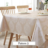 Europe Waterproof Tablecloths Printing Table Cloth PVC Background Cloth Plastic Table Cloth Home Decor Manteles Toalha De Mesa