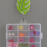 Practical 24 Grids Compartment Plastic Storage Box Jewelry Earring Bead Screw Holder Case Display Organizer Container