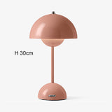 Mushroom Flower Bud Rechargeable LED Table Lamps Desk Night For Bedroom Dining Touch Night Light Simple Modern Decoration