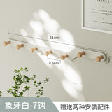 Japanese Style Door Rear Hook Clothes Coat Hat Towel Hanger Door Back Wall Mounted Hooks Kitchen Bathroom Organizer Holder Rack