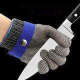 Stainless Steel Gloves Anti-cut Wear-resistant Slaughter Gardening Hand Protect Working Gloves Metal Mesh Butcher Kitchen Gloves