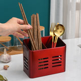 Stainless Steel Cutlery Holder Vertical Dish Drainer Chopsticks Drain Storage Basket Tableware Organizer Shelves Kitchen Gadget