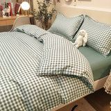 Bedding Set  2 Bedrooms Sheet Duvet Cover Linens Bedspread Euro Nordic 150 Beds for Girls King Size Luxury Pillowcase Cute Bed
