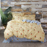 Lovely Cartoon King Size Duvet Cover Set 220x240 Skin Friendly Double Bed Quilt Cover Blanket Comforter Cover and Pillowcase