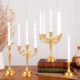 Ou a metal candlestick first three head five metals, wrought iron candlestick, furnishing articles romantic wedding retro candle