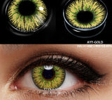 1 Pair Colored Contact Lenses for Eyes Natural Brown Lenses Beauty Fashion Red Lense Blue Lenses Green Eye Contacts