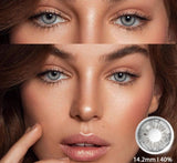 Colored Contact Lenses For Eyes 1pair Brown EyeContacts Lense Yearly Use Beauty Makeup Blue Color Contact Lenses