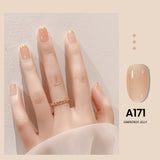 7.3ml Jelly Gel Nail Polish Transparent Nude Manicure Top Coat SemiPermanent Polish Soak Off UV LED Gel Art Nail Varnish