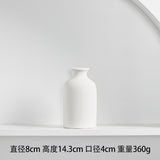 Ceramic Vase Plain Embryo Nordic Handicrafts Desk Decoration Home Decoration Dried Flowers Small Flower Inserts