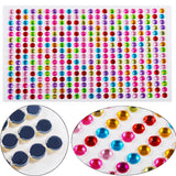 Crystal Tattoo Sticker Glitter Eyeliner Eyebrow Makeup Face Eyes Diamond Temporary Tattoo Rock Rhinestone 3D Eyeliner Stickers