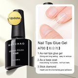 7.3ml Jelly Gel Nail Polish Transparent Nude Manicure Top Coat SemiPermanent Polish Soak Off UV LED Gel Art Nail Varnish