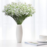 1/3/5pcs 52cm White Baby Breath Artificial Flowers Gypsophila DIY Bouquet for Wedding Party Home Decoration Plastic Fake Flowers