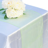 Wedding Party Table Runner Banquet Organza Decoration Table Runner Soft Sheer Fabric Hotel Press Conference Tablecloth Decor