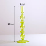 Romantic Glass Candle holder candlelight dinner Nordic Candlestick Wedding centerpieces  Birthday living room home decor