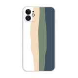 Rainbow Pattern Phone Case For iPhone 11 12 13 14 Pro Max Mini SE  X XR XS 7 8 6 6S 14 Plus Cover Silicone Shockproof Shell