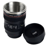 Stainless Steel Camera EF24-105mm Coffee Lens Mug White Black Coffee Mugs Creative Gift Coffee Cups