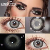 Natural Colored Contacts Lenses For Eyes 2pcs Blue Color Contact Lens For Eyes Yearly Makeup Gray Pupils Contact Lens