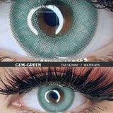 Color Contact Lenses for Eyes 2pcs TAYLOR GRAY Green Colored Lenses Beautiful Pupil Yearly Makeup Cosmetic ContactLens