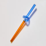 Glass Straws Twist Reusable Straws Heat Resistant Glass Straw Drinking Milk Tea Long Stem Glass Staw