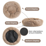 Cat Beds Super Soft Pet Dog Cat Bed Plush Full Size Washable Calm Bed Donut Bed Comfortable Sleeping Artifact Product Cat Beds