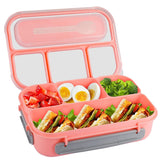 Bento Box Lunch Box 81oz New Lunch Containers For Adults Kids Toddler Bento Boxes With 4 Compartments&Fork Leak-Proof Microwave