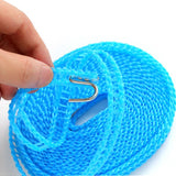 5/8/10M Portable Anti-Skid Windproof Clothesline Fence-Type Clothesline Drying Quilt Rope Clothesline Outdoor Travel Clothesline