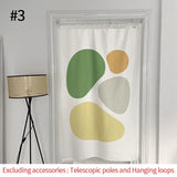 Nordic Door Curtains Short Kitchen Curtain Bedroom Doorway Partition One Piece Noren Office Decorative Drapes