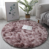 Plush Round Rug Mat Fluffy White Carpets for Living Room Soft Home Decor Bedroom Kid Room Decoration Salon Thick Pile Rug