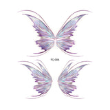 3D Butterfly Tattoos Sticker for Women Temporary Body Art Tattoo Sticker Rose Flower Feather Tattoo lady Waterproof Fake Tatoo