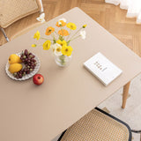 Rectangle Leather Tablecloth for Dinner Table Cloth Cover Stain Wrinkle Resistant Waterproof Oil-proof Desk Cover Desktop