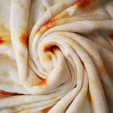 warm flannel corn tortilla pizza blanket 200Gsm pita lavash fleece sofa plaid plush bedspreads winter throw blanket