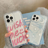 Watercolor Cute Smile Phone Case For iPhone 11 13 14 Pro Max Case iPhone 12 Pro XS Max XR X SE 14 7 8 Plus Air Shockproof Cover