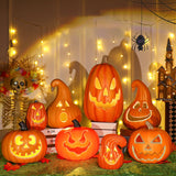 Halloween Pumpkin Led Lamp Creative Lantern Room Decor Halloween Ghost Face Pumpkin Light Garden Party Decoration Room Decor