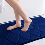 Memory Foam Bath Mat Anti-Slip Shower Carpet  Soft Foot Pad Decoration Floor Protector Absorbent Quick Dry Bathroom Rug