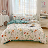 50 Thread Printing 13372 Air Jet Duvet Cover Queen King Size Comforter Cover European And Korean Style Series