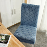 4 pcs/6 pcs Jacquard Chair Cover Polyester Fiber High Elastic Stool Cover Hotel Restaurant Chair Antifouling Cover
