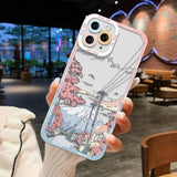 Clear Landscape Phone Case For iPhone 13 Pro Max Case For iPhone 11 12 14 Pro Max XR XS Max 7 8 Plus SE 12 13 Mini Scenery Cover