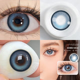 Color Contact Lenses for Eyes 2pcs TAYLOR GRAY Green Colored Lenses Beautiful Pupil Yearly Makeup Cosmetic ContactLens