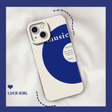 Klein Blue Oil Paint New Phone Case iPhone 13 12 11 Pro Max Mini X XS XR 7 8 Plus Solid Color Shockproof Soft Shell iPhone Case