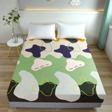 Cartoon Bed Sheet Polyester Mattress Bed Cover (No Pillowcase) Soft Comfortable Sheet Bedding Room Decor Bed Pad Home Protection