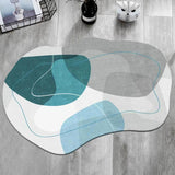 Living Room Carpet Irregular Shape Fluffy Plush Warm Modern Home Decor Bedroom Bedside Rug Minimalist Coffee Table Mat Tapete