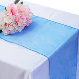 Wedding Party Table Runner Banquet Organza Decoration Table Runner Soft Sheer Fabric Hotel Press Conference Tablecloth Decor