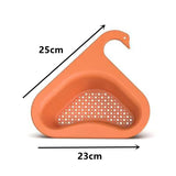 Swan Drain Basket General Fruit and Vegetable Basket Shelf Strainer Sink Kitchen Leftover Sink Multifunctional Drain Basket